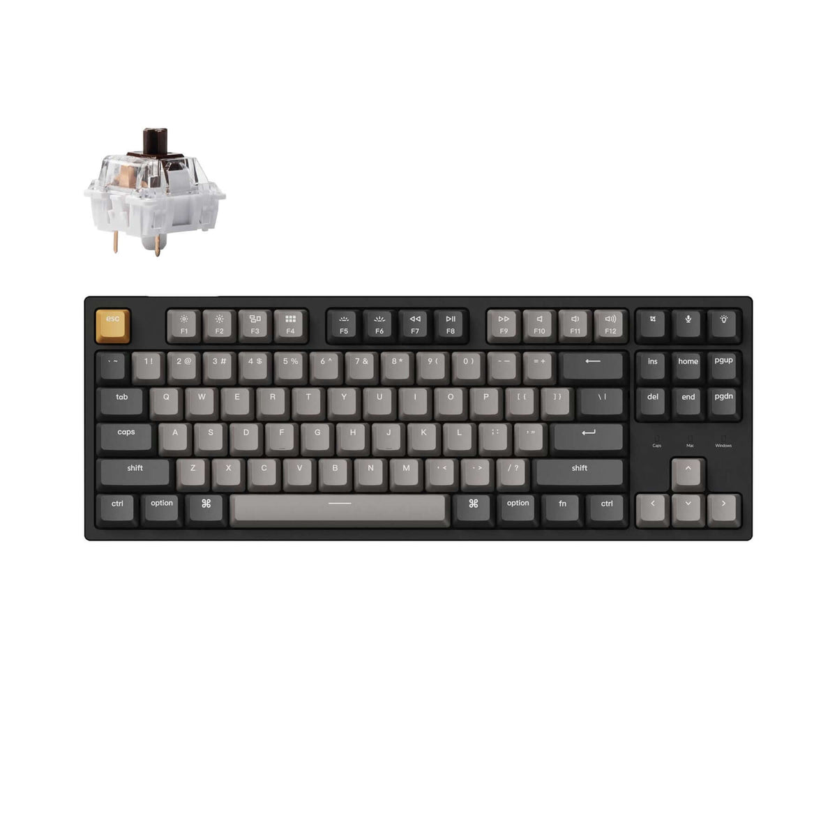 Keychron C1 Pro Teclado Mecânico Com Fio