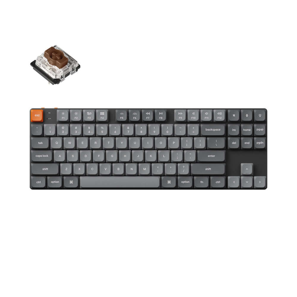 Keychron K1 Max QMK/VIA Teclado Mecânico Custom Wireless