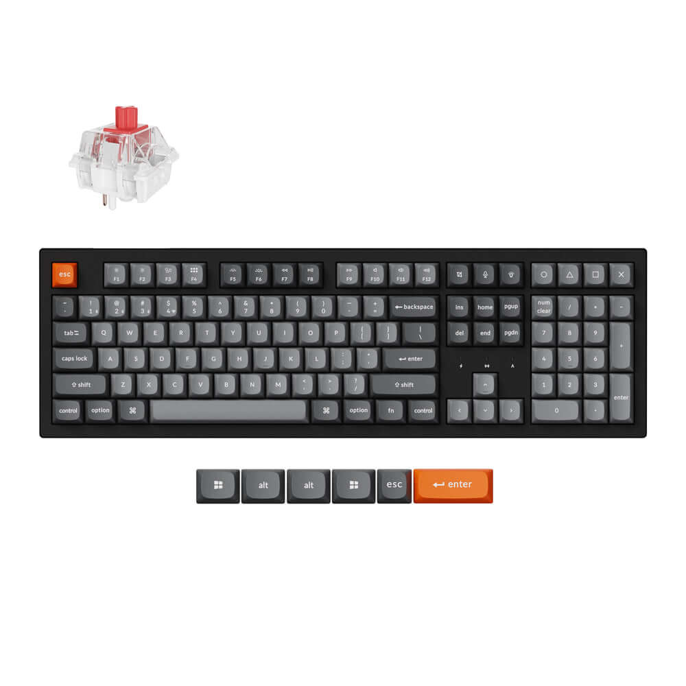 Keychron K10 Max ワイヤレスメカニカルキーボード Keychron K10 Max | Teclado Mecânico 100% TKL Wireless – Keychron