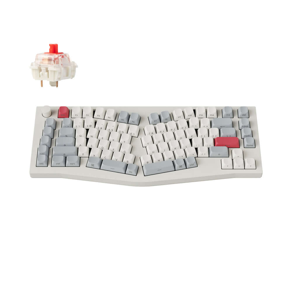 Keychron Q10 Max mechanical keyboard with Alice layout and customizable switch.