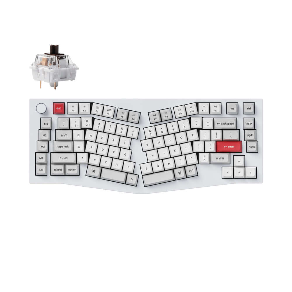 Keychron Q10 Pro (Alice Layout) QMK/VIA Teclado Mecânico Custom Wireless