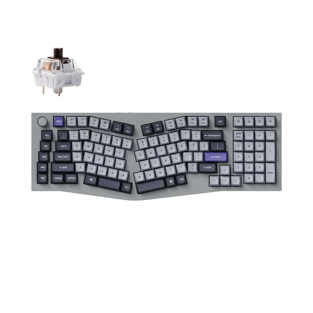 Keychron Q13 Pro (Alice Layout) QMK/VIA Teclado Mecânico Custom Wireless