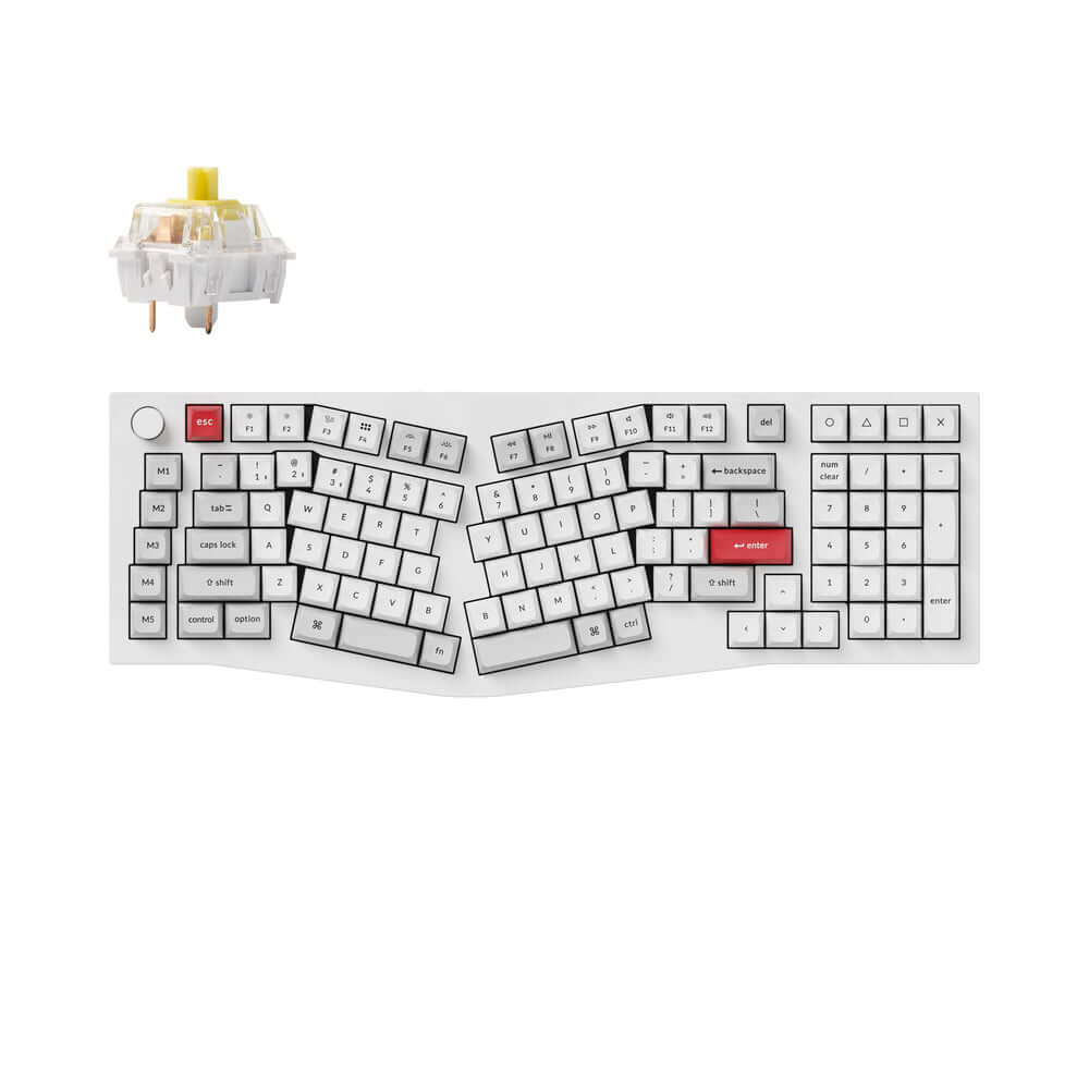 Keychron Q13 Pro (Alice Layout) QMK/VIA Teclado Mecânico Custom Wireless