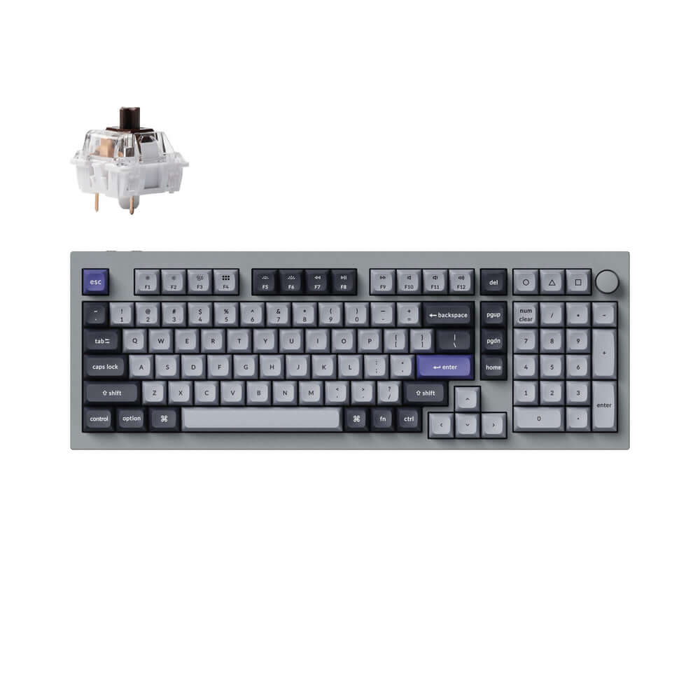 Keychron Q5 Pro QMK/VIA Teclado Mecânico Custom Wireless