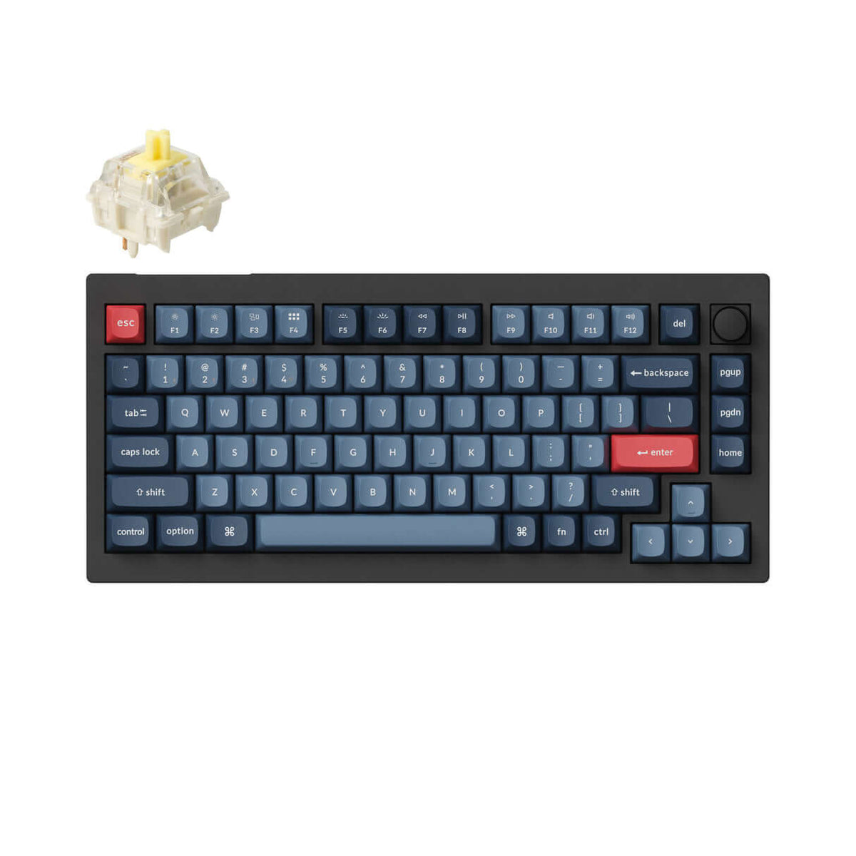 Keychron V1 Max QMK/VIA Teclado Mecânico Custom Wireless