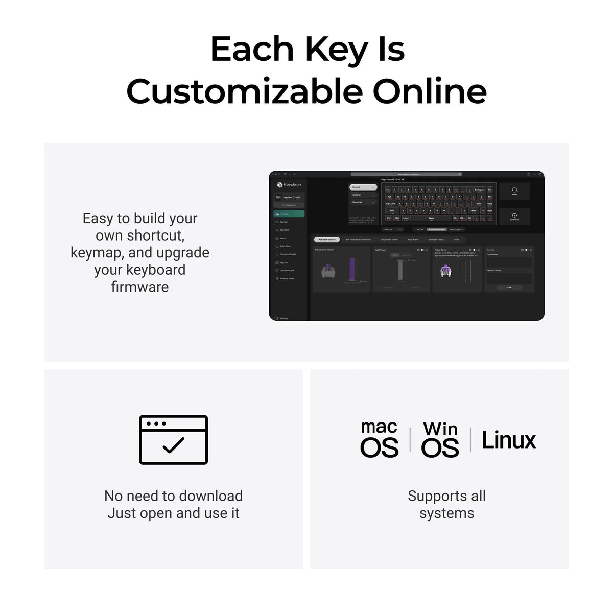 Keychron Q16 HE 8K Launcher Customization