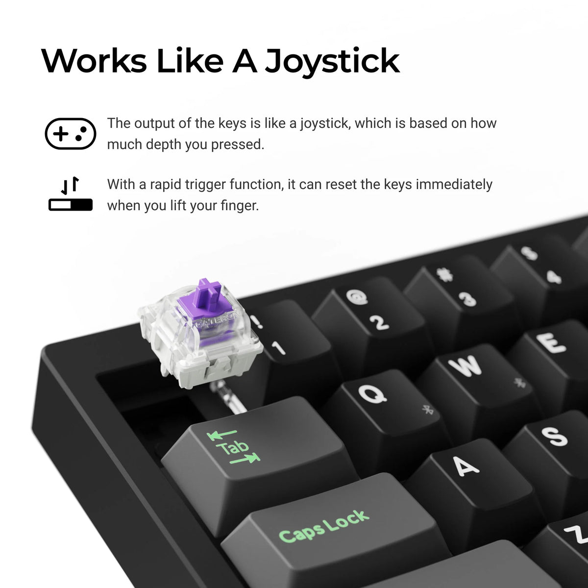 Lemokey P2 HE Teclado Magnético Gamer Wireless Custom