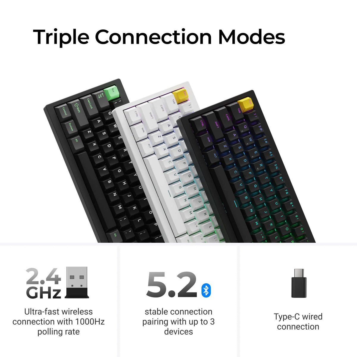 Lemokey P2 HE Teclado Magnético Gamer Wireless Custom