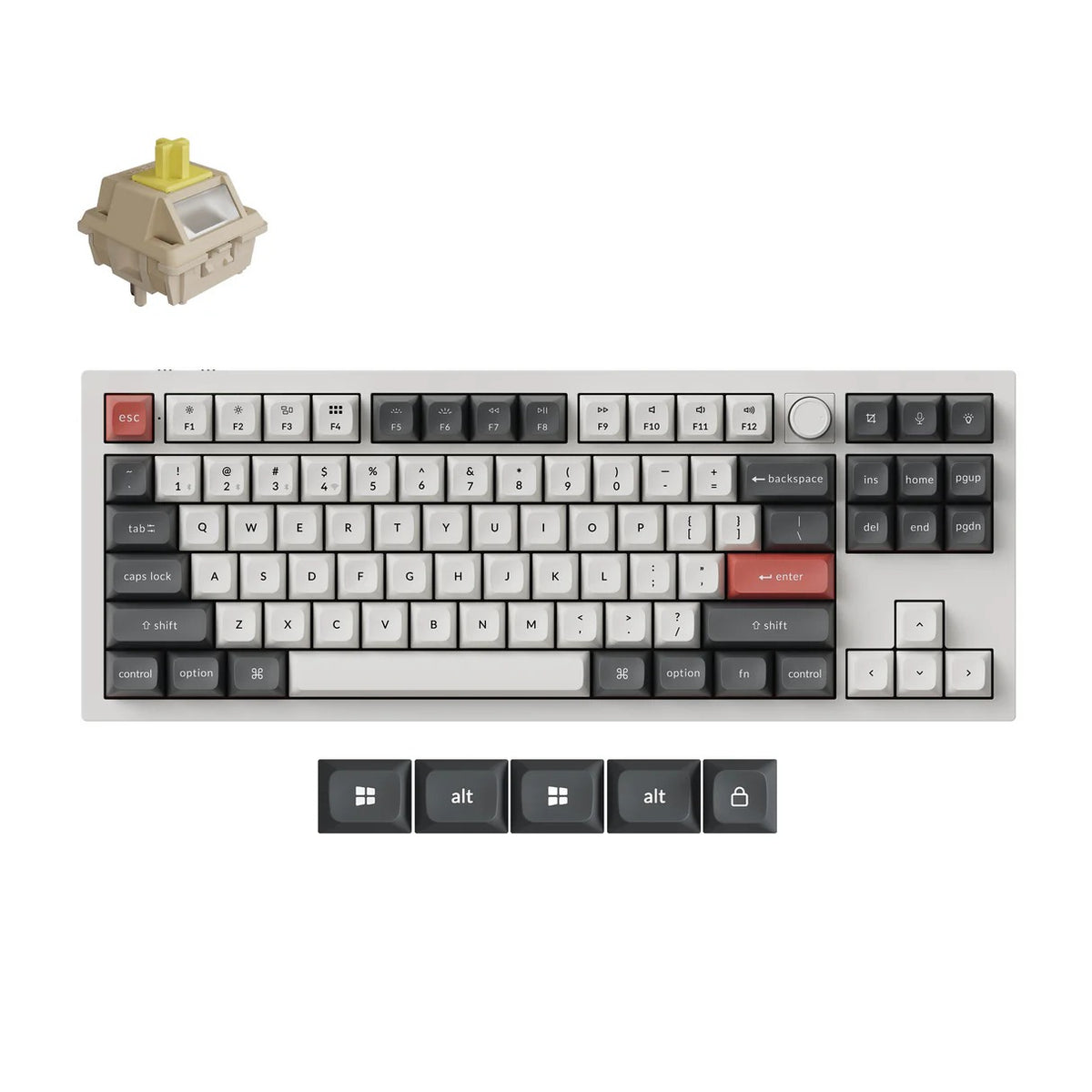 Keychron Q3 Ultra 8K Teclado Mecânico Custom Wireless