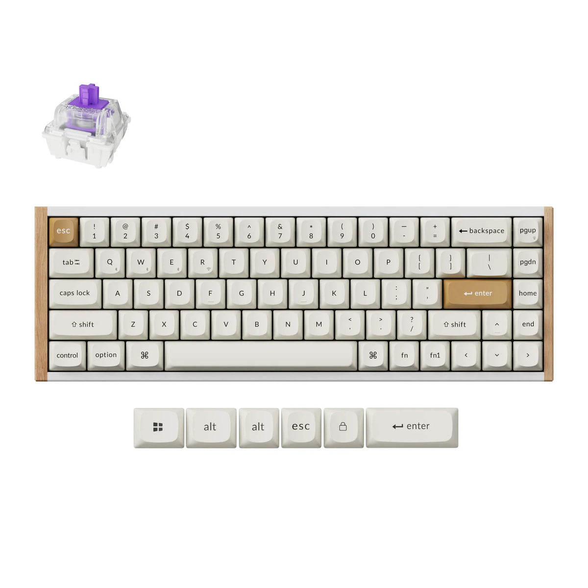 Keychron K6 HE Switch Magnetic Teclado Custom Wireless
