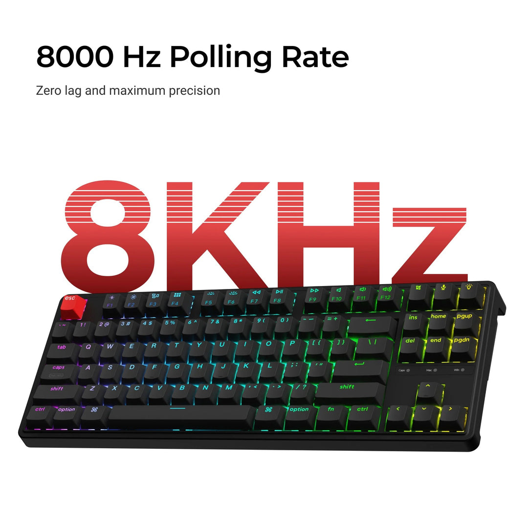 Keychron C3 Pro 8K QMK Teclado Mecânico Com Fio