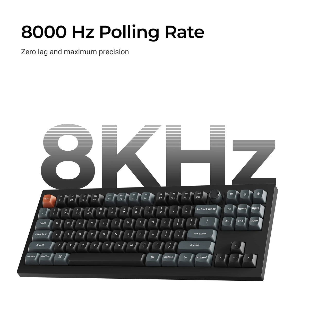 Keychron V3 Ultra 8K Teclado Mecânico Custom Wireless