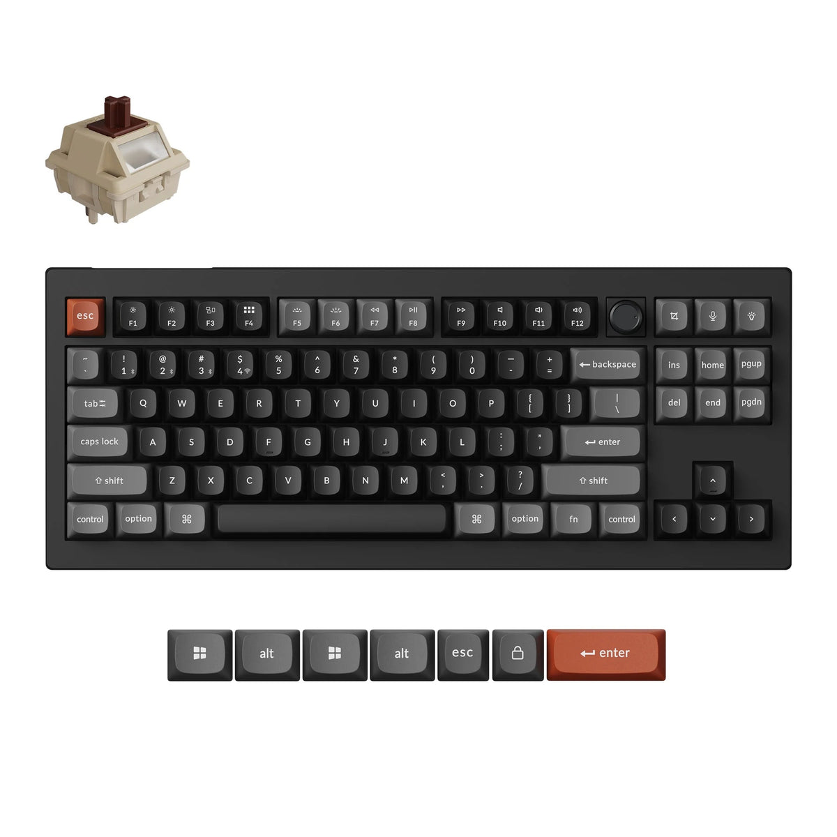 Keychron V3 Ultra 8K Teclado Mecânico Custom Wireless
