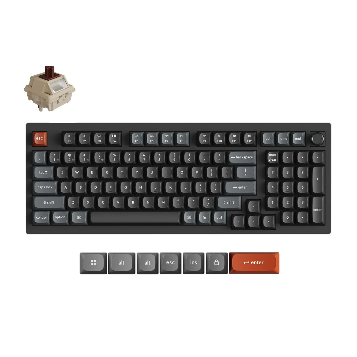 Keychron V5 Ultra 8K Teclado Mecânico Custom Wireless