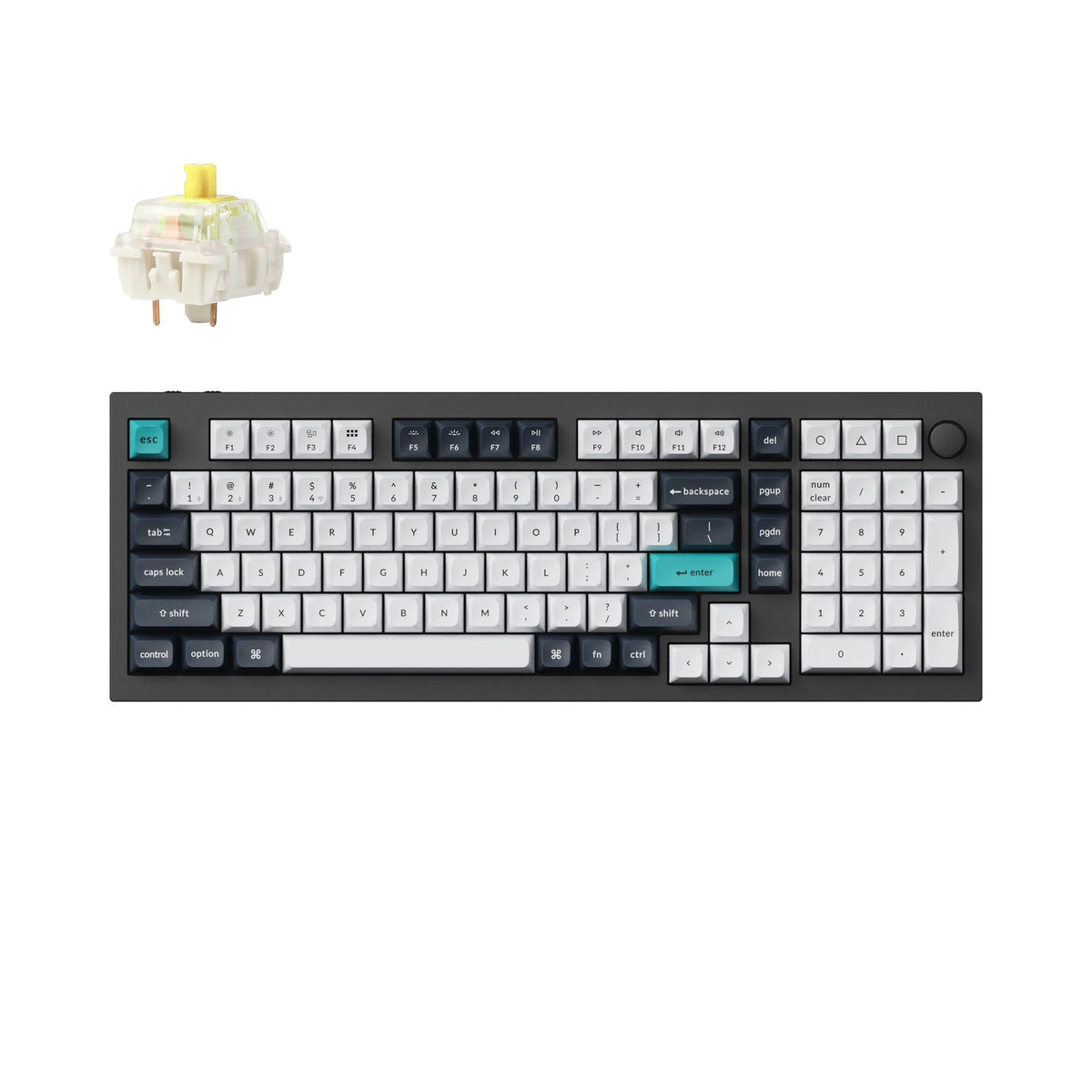 Keychron Q5 Max QMK/VIA Teclado Mecânico Custom Wireless