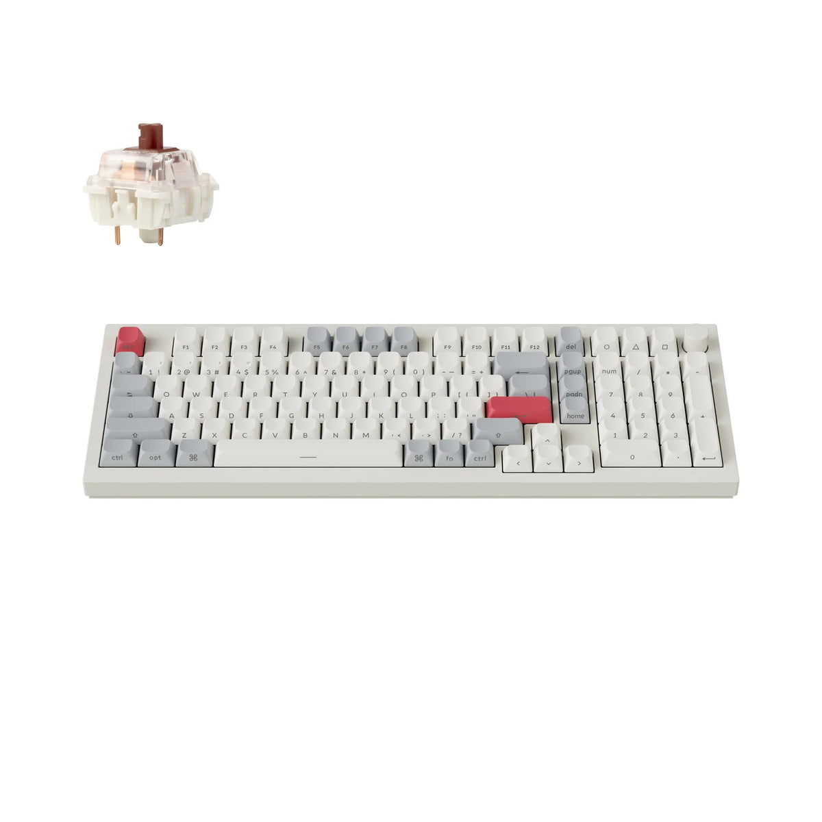 Keychron Q5 Max QMK/VIA Teclado Mecânico Custom Wireless