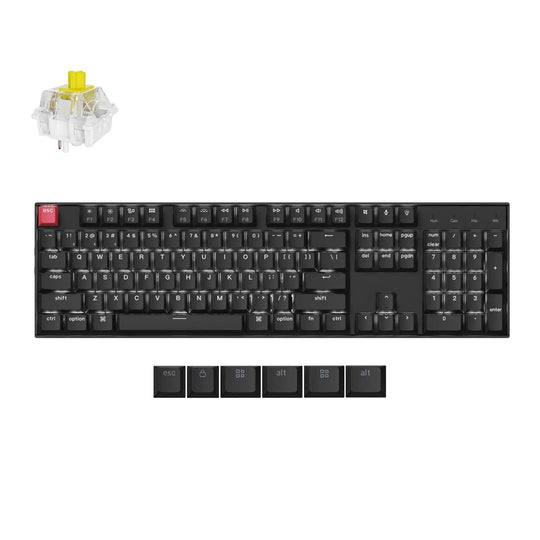 Keychron K10 QMK Teclado Mecânico Wireless (Versão 2)