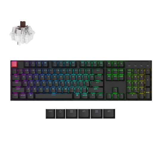 Keychron K10 QMK Teclado Mecânico Wireless (Versão 2)