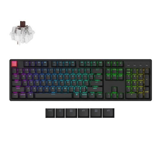 Keychron K10 QMK Teclado Mecânico Wireless (Versão 2)