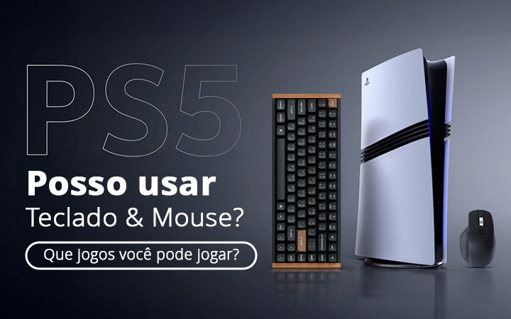 Teclado e mouse no PS5: dá para usar e como configurar