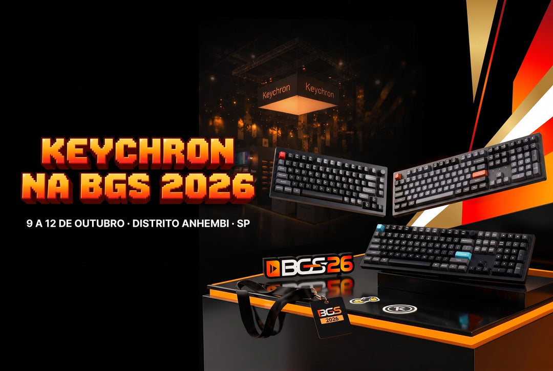 Keychron na BGS 2026: ativações, brindes e sorteios