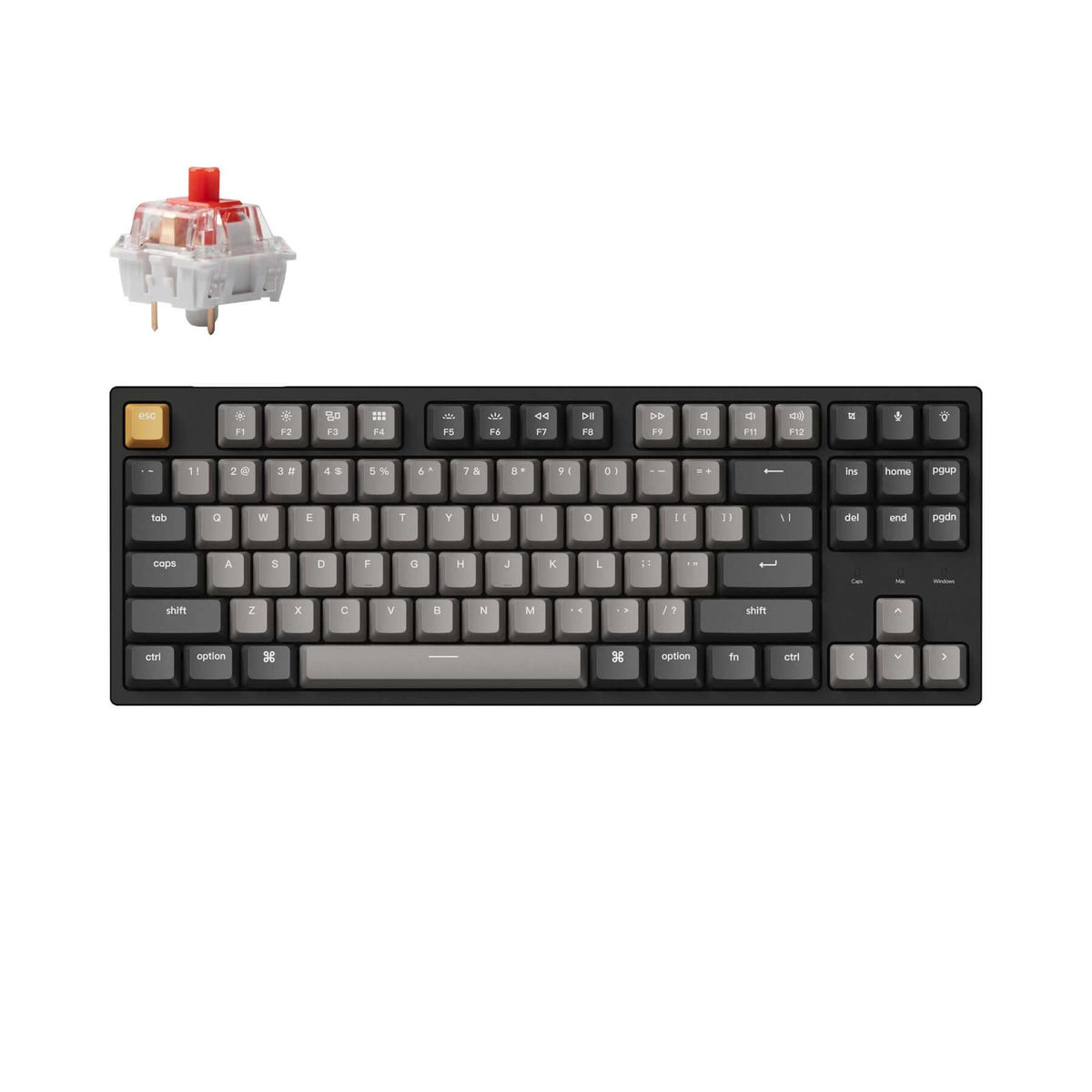 Keychron C1 Pro Teclado Mecânico Com Fio