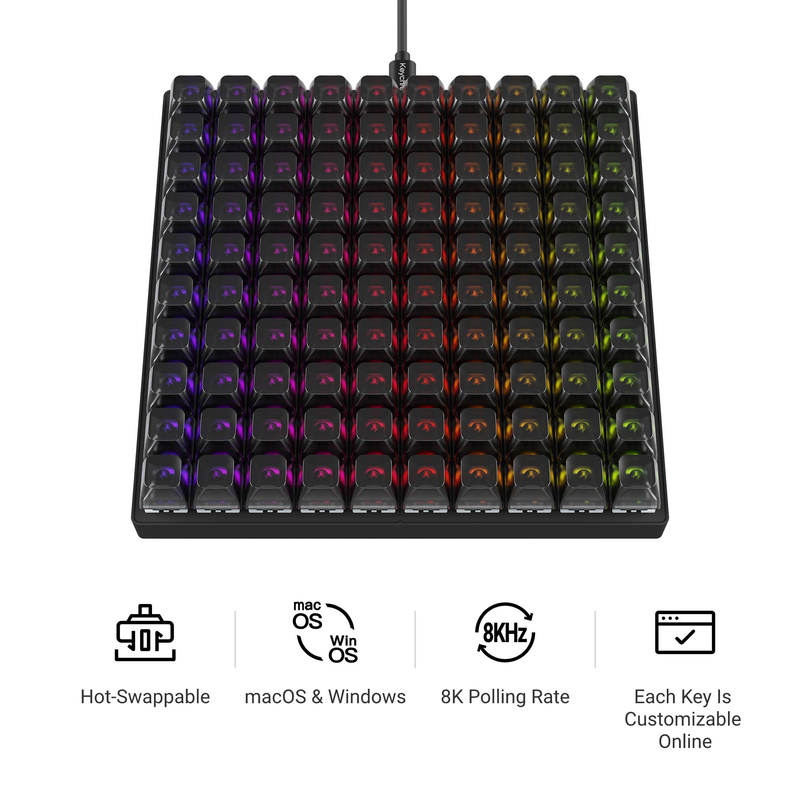 Keychron C100 8K Macro Pad Custom Gigante