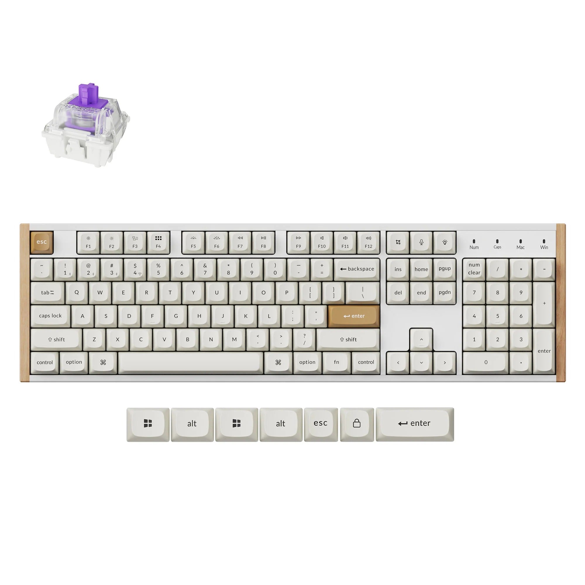 Keychron K10 HE | Teclado Magnético 100% Sem Fio Tri-Mode