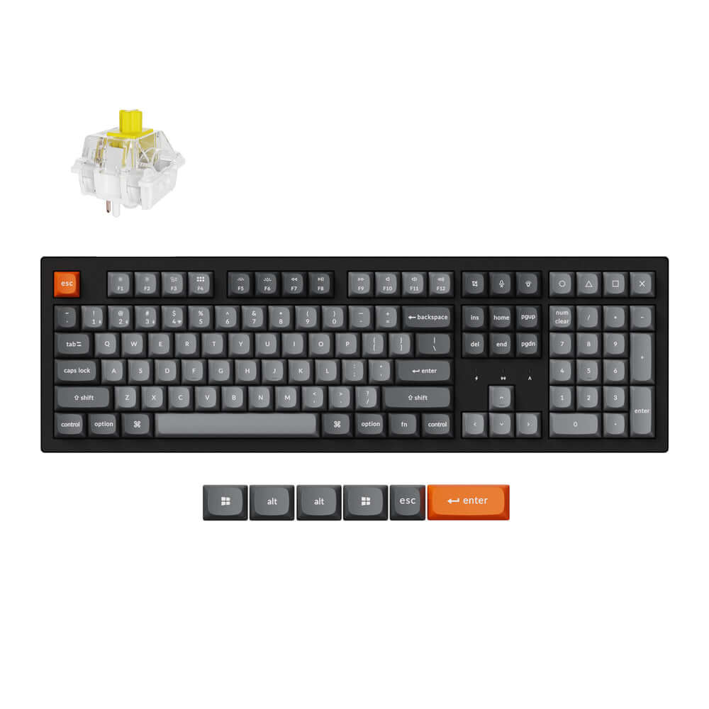 Keychron K10 Max QMK Teclado Mecânico Wireless