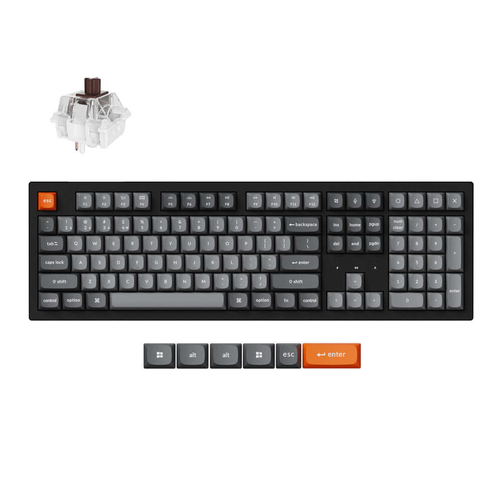 Keychron K10 Max QMK Teclado Mecânico Wireless