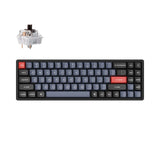 k14 pro qmk via hot-swappable rgb backlight aluminio aluminum switch keychron k pro brown layout 70% remapeamento ansi abnt2