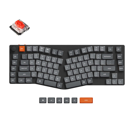 Keychron K15 Max QMK/VIA Teclado Mecânico Custom Wireless