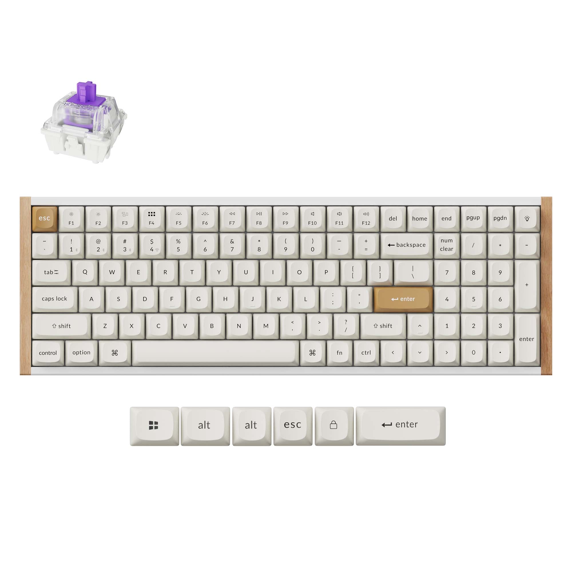 Keychron K4 HE | Teclado Magnético 96% Sem Fio Tri-Mode – Keychron
