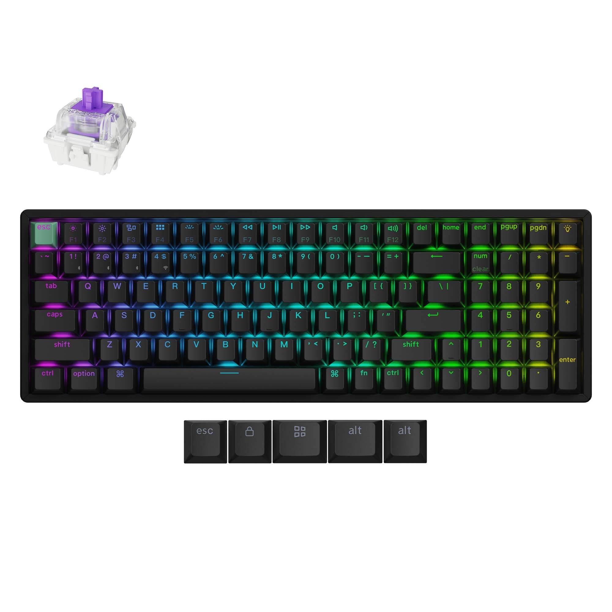 Keychron K4 HE | Teclado Magnético 96% Sem Fio Tri-Mode – Keychron