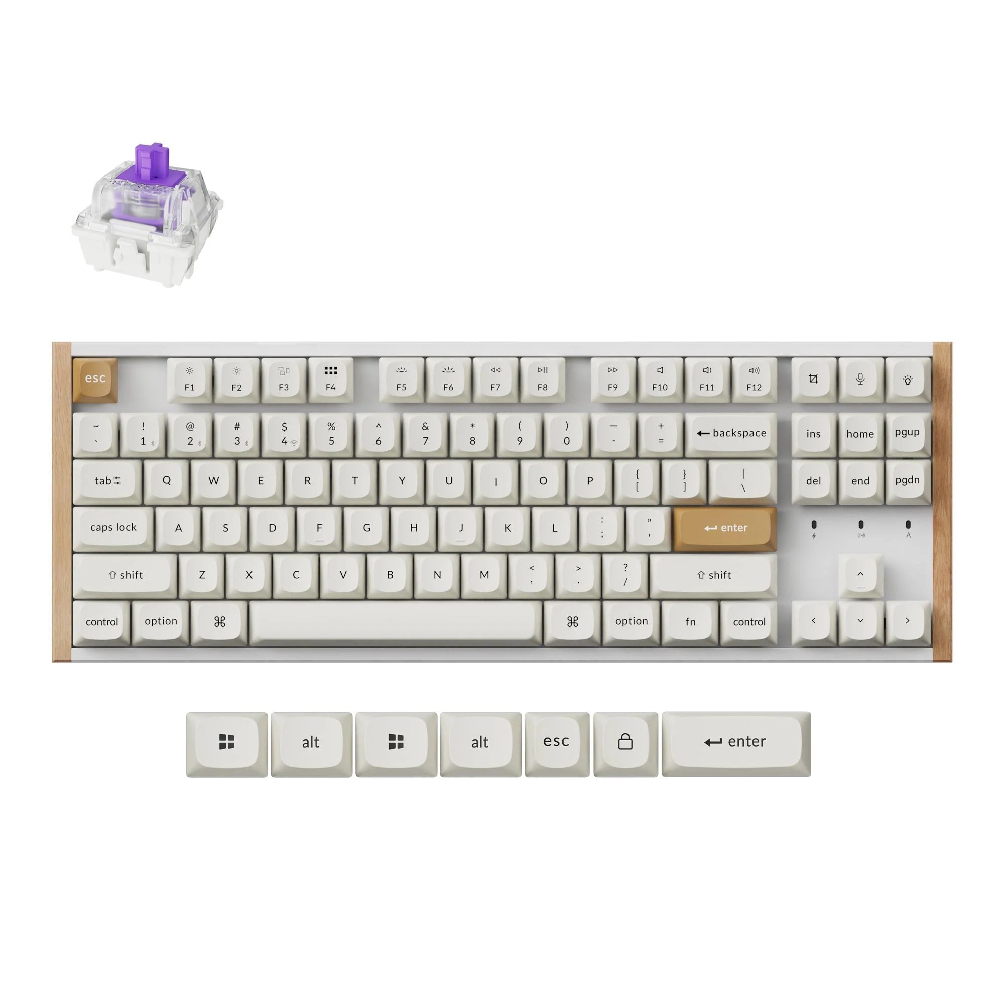 Keychron K8 HE TKL ワイヤレスキーボード Keychron K8 HE | Teclado Magnético 80% Sem Fio Tri-Mode – Keychron