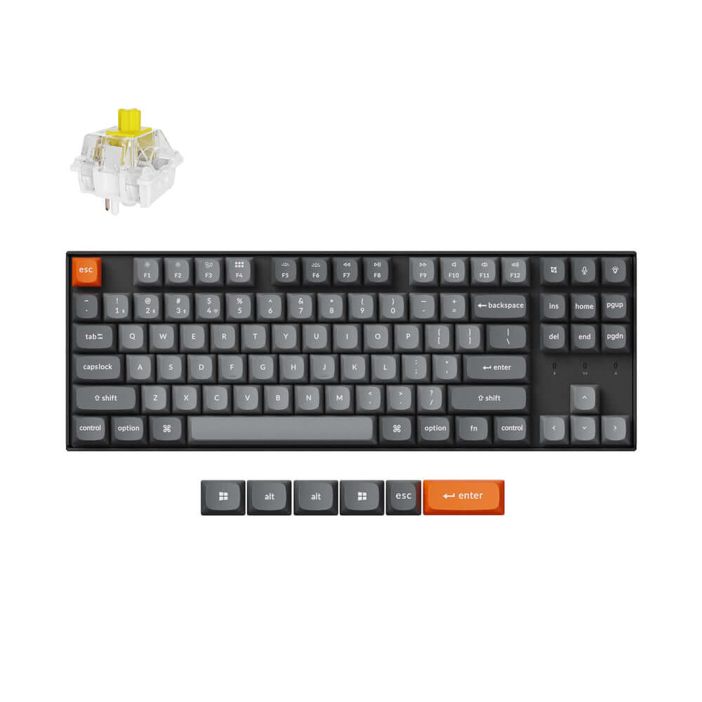 Keychron K8 Max | Teclado Mecânico 80% TKL Wireless – Keychron Brasil