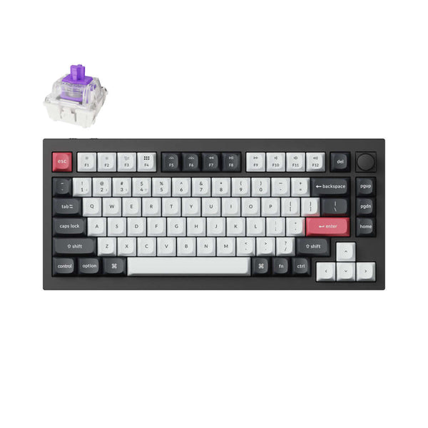 Keychron Q1 HE 8K 75% マグネティックスイッチキーボード Keychron Q1 HE | Teclado Magnético 75% Full Metal – Keychron Brasil