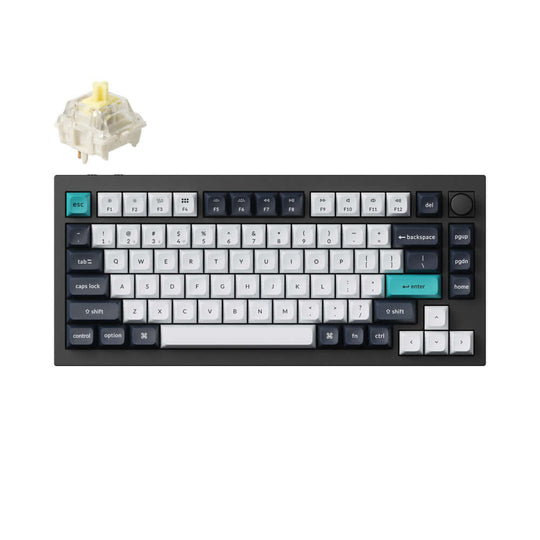 Keychron Q1 Max QMK/VIA Teclado Mecânico Custom Wireless