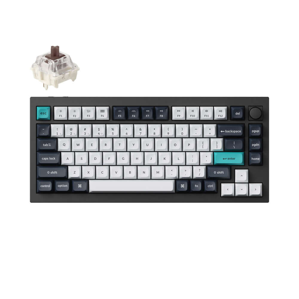 Keychron Q1 Max QMK/VIA Teclado Mecânico Custom Wireless