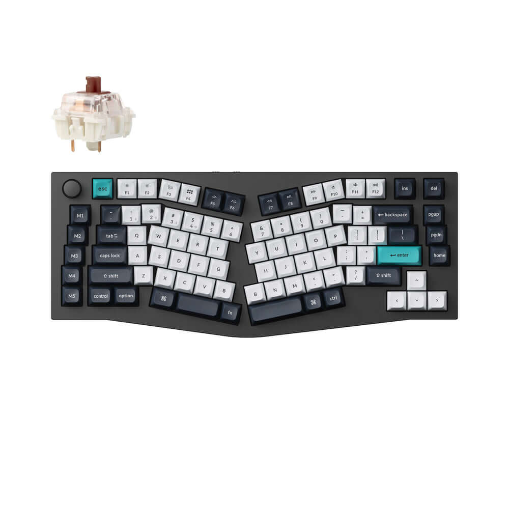 Keychron Q10 Max (Alice Layout) QMK/VIA Teclado Mecânico Custom Wireless