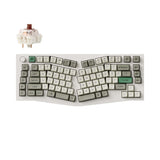 Keychron Q10 Max Alice layout mechanical keyboard with brown switch and premium keycaps.