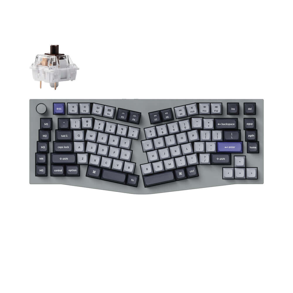 Keychron Q10 Pro (Alice Layout) QMK/VIA Teclado Mecânico Custom Wireless