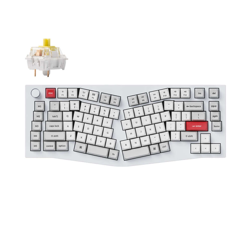 Keychron Q10 Pro (Alice Layout) QMK/VIA Teclado Mecânico Custom Wireless
