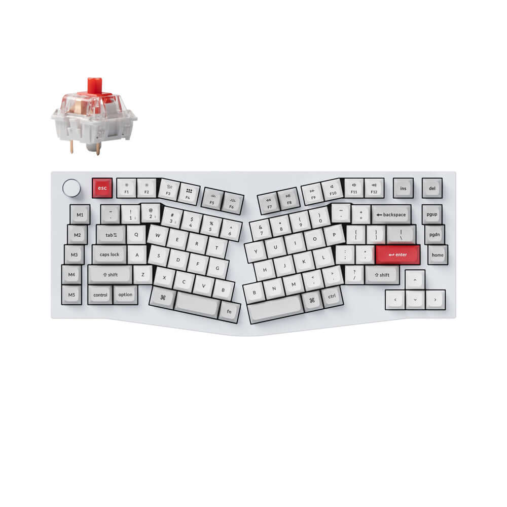 Keychron Q10 Pro (Alice Layout) QMK/VIA Teclado Mecânico Custom Wireless