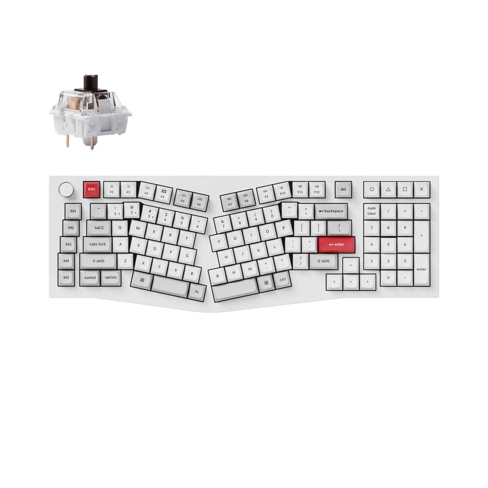 Keychron Q13 Pro (Alice Layout) QMK/VIA Teclado Mecânico Custom Wireless
