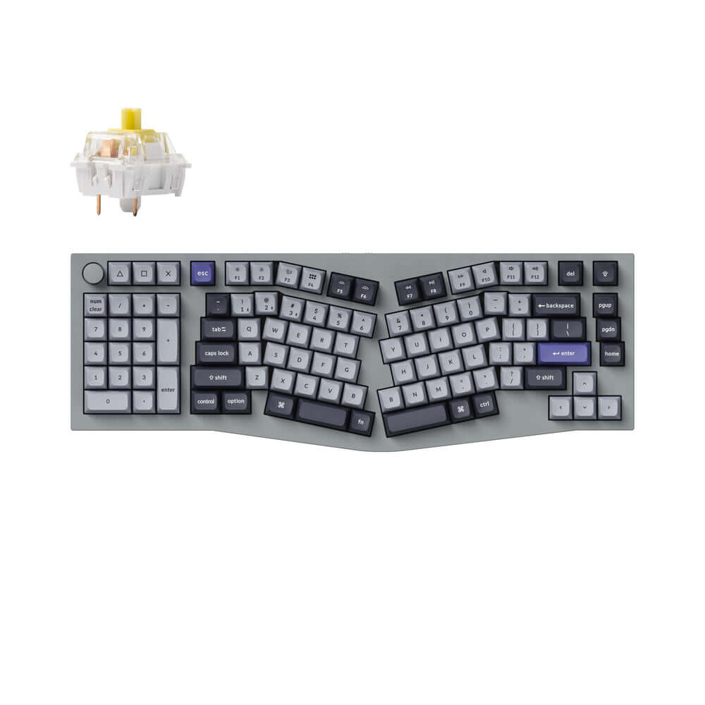 Keychron Q14 Pro (Alice Layout) QMK/VIA Teclado Mecânico Custom Wireless
