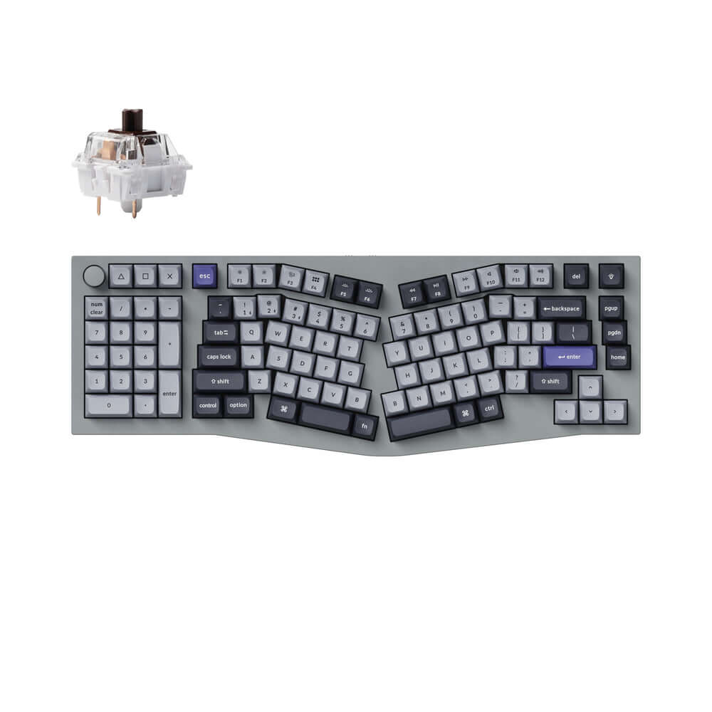 Keychron Q14 Pro (Alice Layout) QMK/VIA Teclado Mecânico Custom Wireless