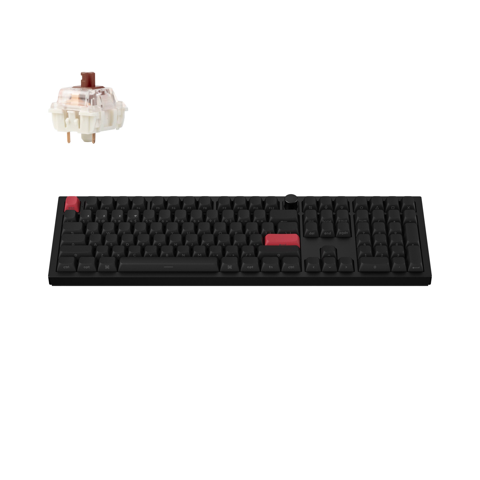 Keychron Q6 Max US (赤軸) Keychron Q6 Max | Teclado Mecânico 100% Custom Sem Fio – Keychron