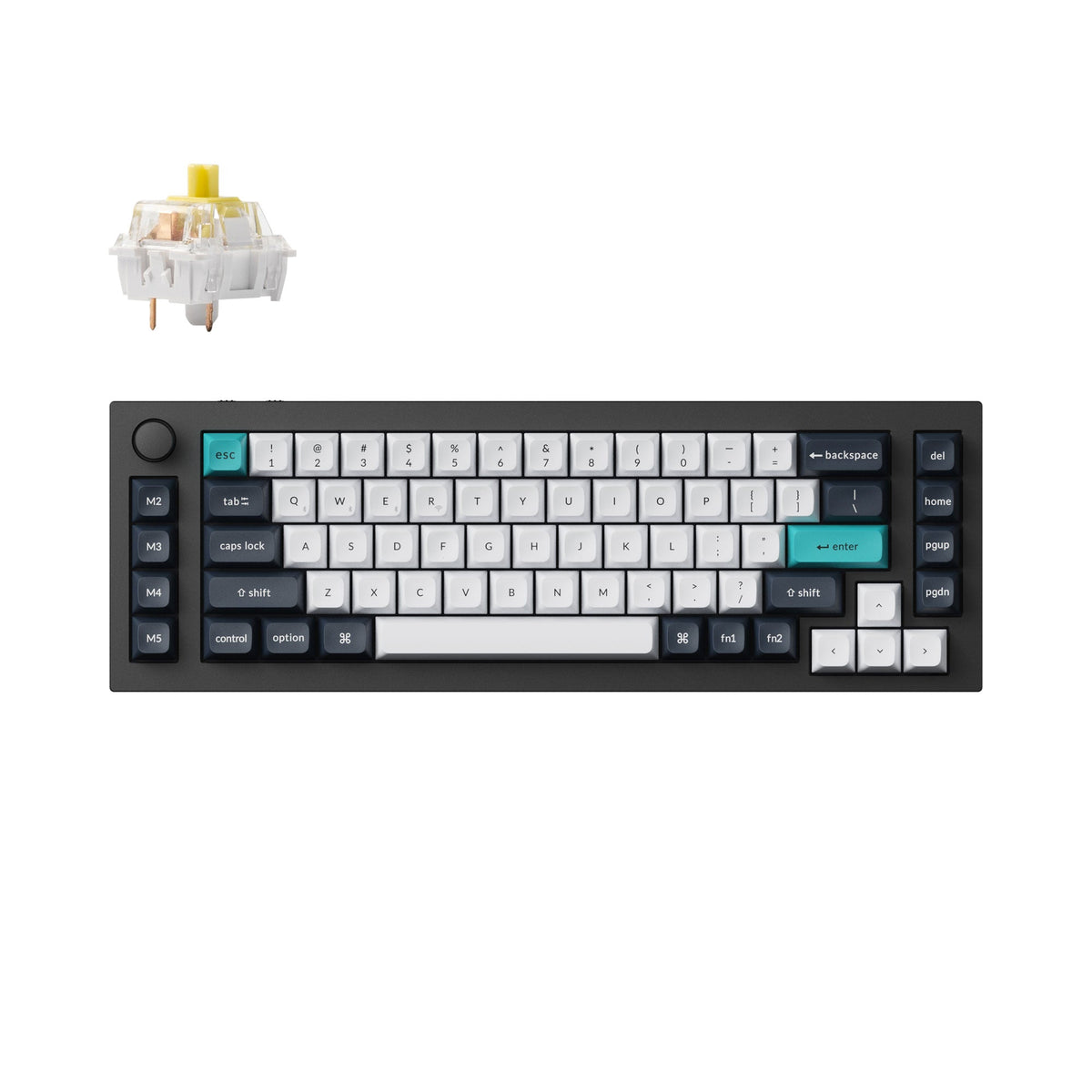 Keychron Q65 Max Carbon Black Gateron Jupiter Banana