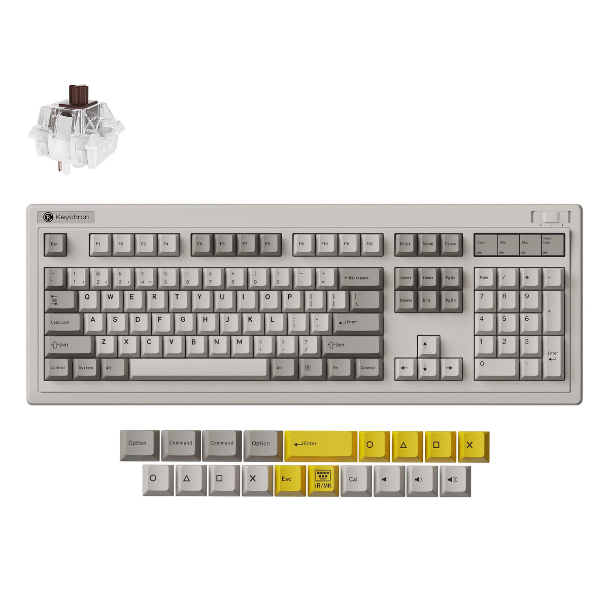 Keychron R6 QMK Wireless Mechanical Keyboard Position 2